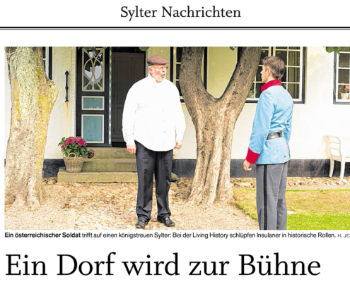 Living History in den „Sylter Nachrichten“ (2014)