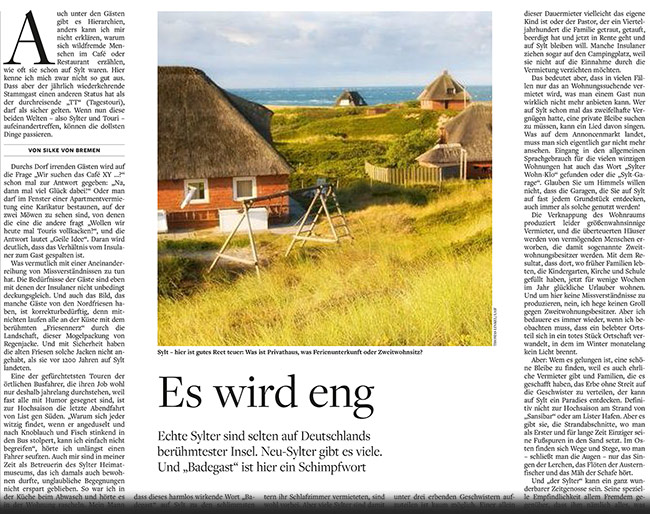 Die Welt 12./13. April 2014