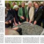 Zeitungsausschnitt zur Eröffnung des Tastmodells von westerland