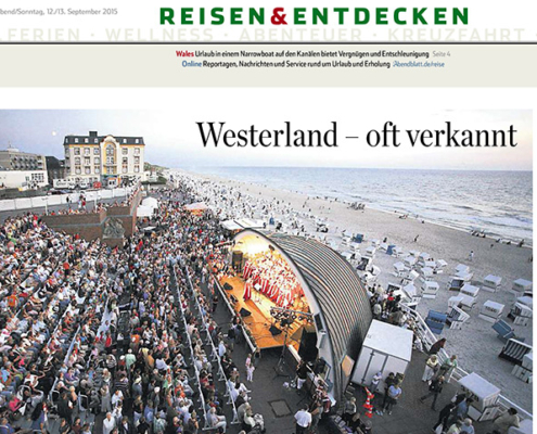 "Westerland oft verkannt" Zeitungsartikel