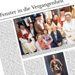 Zeitungsausschnitt "Fenster in die Vergangenheit"