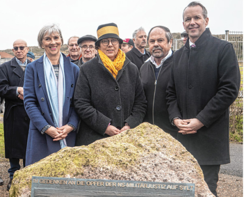 Gedenkstein für die Opfer der Wehrmachtsjustiz auf Sylt