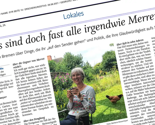 Es sind doch fast alle irgendwie Merrets – Silke v. Bremen im SHZ-Interview