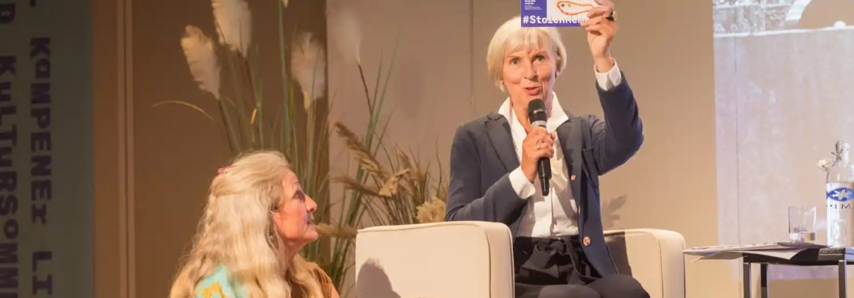 Silke von Bremen und Imke Wein beim Kaamp Hues Lieteratursommer 2026