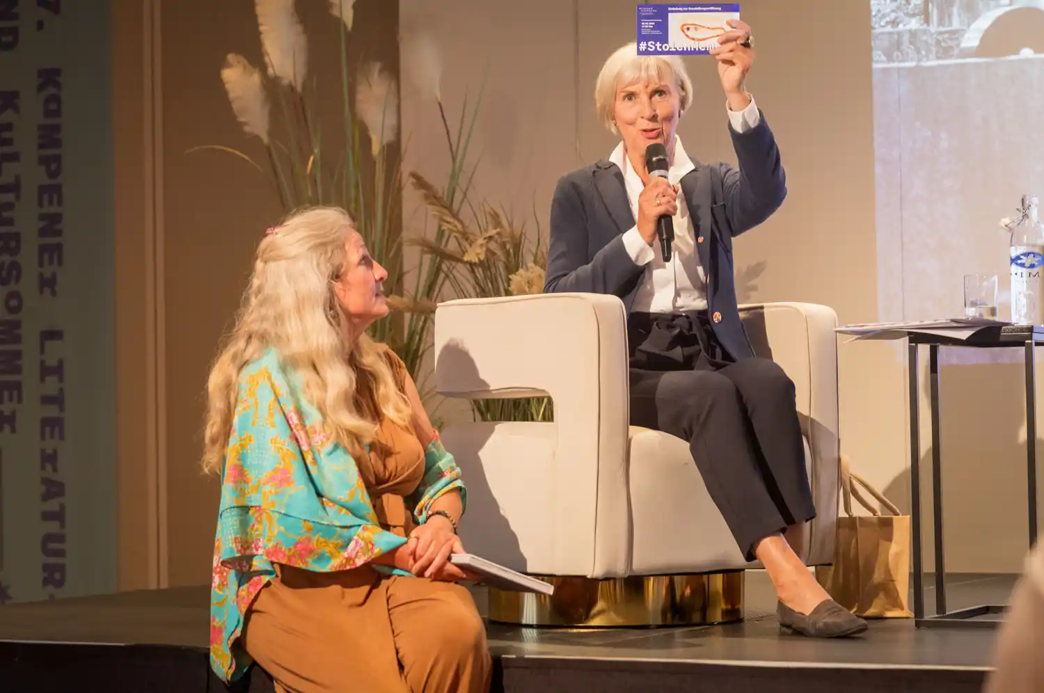 Silke von Bremen und Imke Wein beim Kaamp Hues Lieteratursommer 2026
